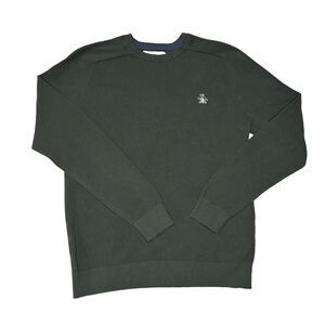 Original Penguin by Munsingwear Green Crewneck Sweater Men's Size Large